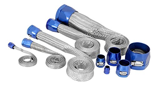 Spectre Performance 7496 Blue Stainless Steel Sleeving Kit