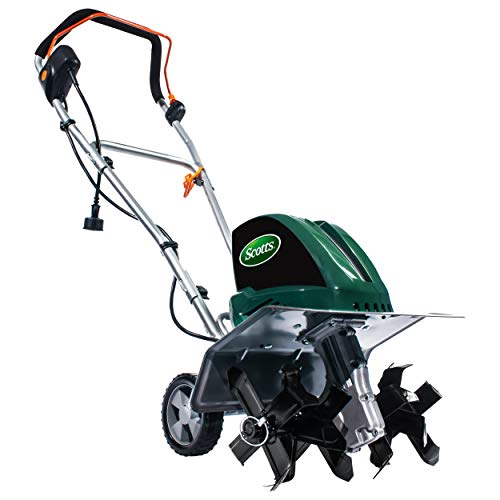 Scotts Outdoor Power Tools TC70135S 13.5-Amp 16-Inch Corded Tiller/Cultivator, 11' Wide and 8' deep, Green