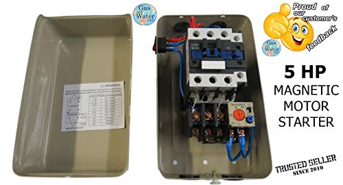 Magnetic Electric Motor Starter Control 5 Hp Single Phase 220/240v 22-34a with On/off Switch