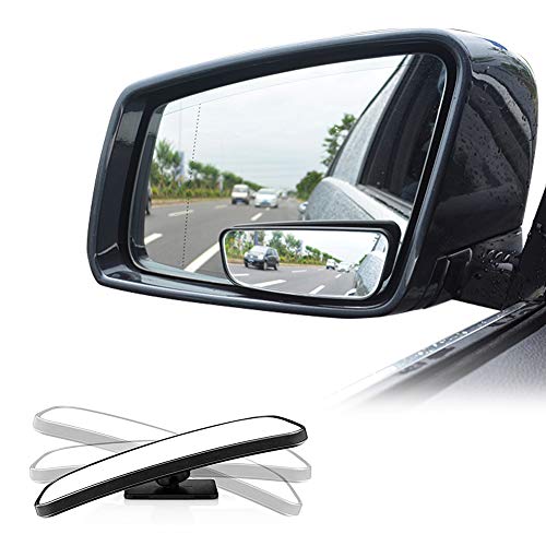 Blind Spot Mirror for Cars LIBERRWAY Car Side Mirror Blind Spot Auto Blind Spot Mirrors Wide Angle Mirror Convex Rear View Mirror Stick on Design Adjustable