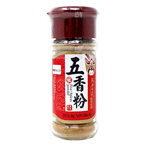 Authentic Chinese Five Spice Blend 1.05 oz, Gluten Free, All Natural Ground Chinese 5 Spice Powder, No Preservatives No MSG, Mixed Spice Seasoning for Asian Cuisine & Stir Fry