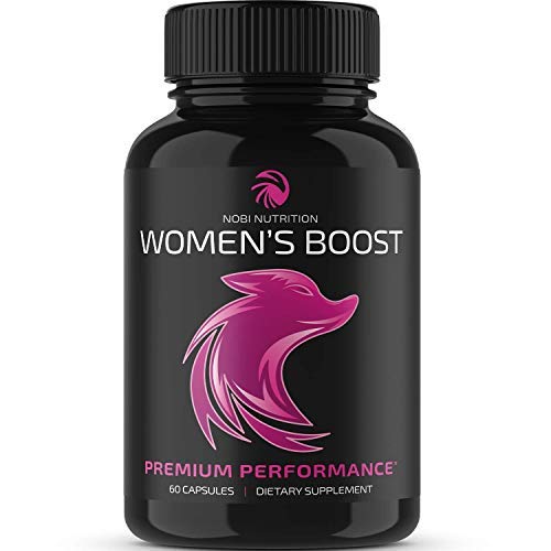 Nobi Nutrition Premium Female Enhancement Pills - Hormone Balance for Women - Women Health Supplement for Increased Drive, Strength, Endurance, Energy & Mood (60 Capsules)