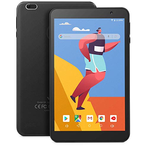 VANKYO MatrixPad S8 Tablet 8 inch, Android 9.0 Pie, 2 GB RAM, 32 GB Storage, IPS HD Display, Quad-Core Processor, Dual Camera, GPS, FM, Wi-Fi, Black