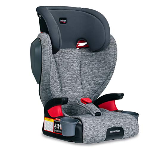 Britax Highpoint 2-Stage Belt-Positioning Booster Car Seat - Highback and Backless | 3 Layer Impact Protection - 40 to 120 Pounds, Asher