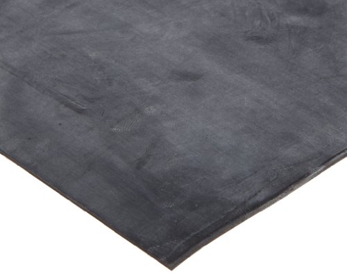 Neoprene Sheet Gasket, Black, 1/8' Thick, 12' × 12' (Pack of 1)