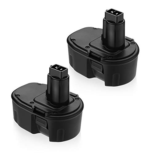 FirstPower 3.7Ah Compatible with Dewalt 14.4V Replacement Battery - Upgraded Ni-MH DW9091 DW9094 DE9091 DE9092 DE9038 - Compatible with Dewalt 14.4V Cordless Power Tool 2 Packs