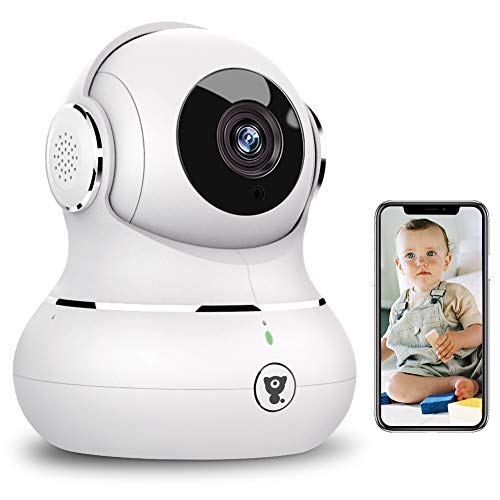 WiFi Camera Indoor, Littlelf Smart 1080P Home Camera Wireless Security Pet Camera IP Camera Baby Monitor with Motion Detection, 2-Way Audio, Night Vision and Cloud Service, Works with Alexa