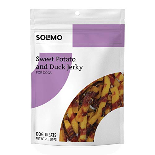 Amazon Brand - Solimo Sweet Potato & Duck Jerky Dog Treats