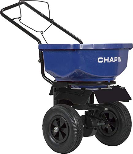 Chapin 8201A 80-Pound Residential Salt Spreader, Blue