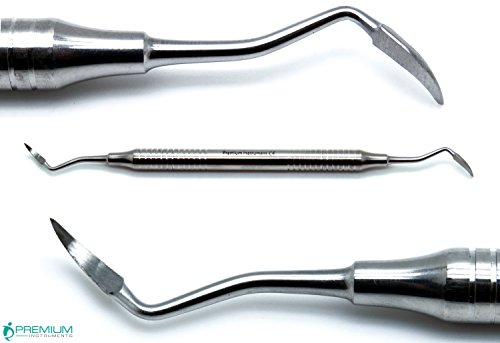 Dental Crane Kaplan Scaler Grafting Curved Blade Double Ended Surgical Implant Instruments