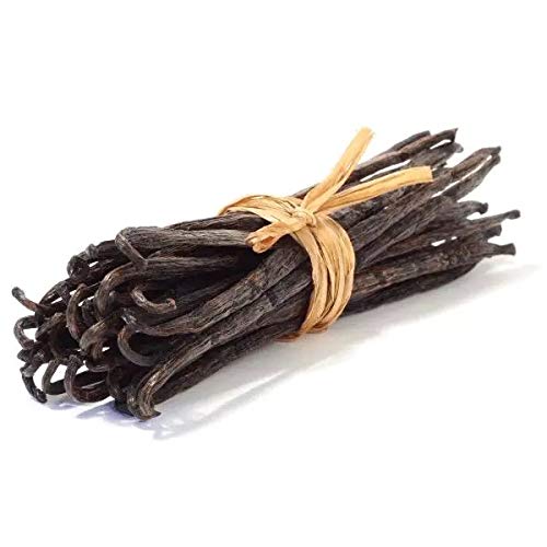 10 Madagascar Vanilla Beans Whole Gourmet Extract Grade B Pods for Baking, Extract, Cooking, Brewing