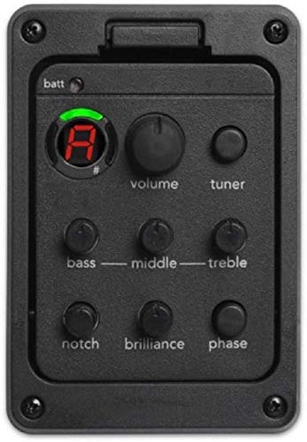 4 Band EQ Equalizer Acoustic Guitar Preamps Piezo Pickup Tuner