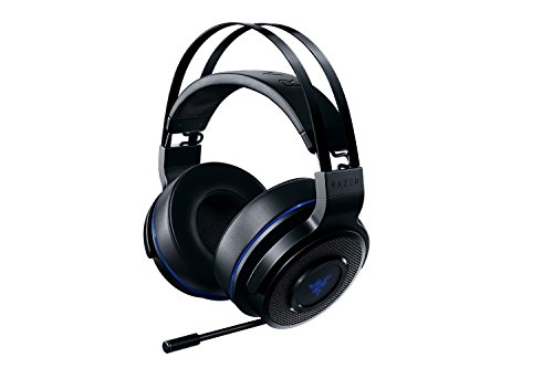 Razer Thresher Stereo Headset for PC,PS4, PS5: Lag-Free Wireless Connection - Retractable Digital Microphone - Custom Sound Control Dials - 16-Hour Battery Life