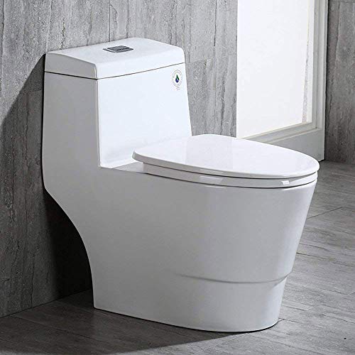 WOODBRIDGE T-0019 Cotton White toilet | Modern Design, One Piece, Dual Flush
