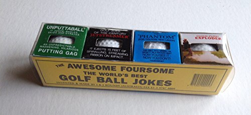 Awesome Foursome Novelty Golf Balls