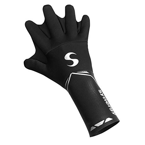 Synergy Neoprene Thermal Swim Gloves (Large, Swim - Blue 19)