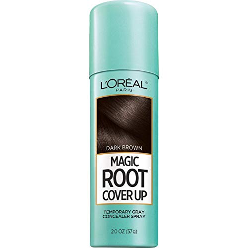 L'Oreal Paris Magic Root Cover Up Gray Concealer Spray Dark Brown 2 oz.