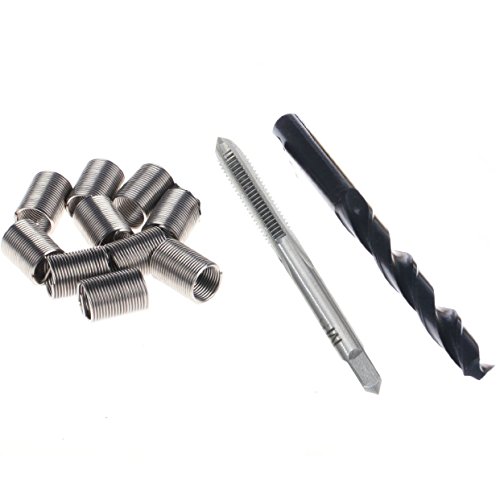 M4 x 0.7mm Thread Repair Kit 10pcs Stainless Insert Helicoil + Drill + Tap Set ABBOTT