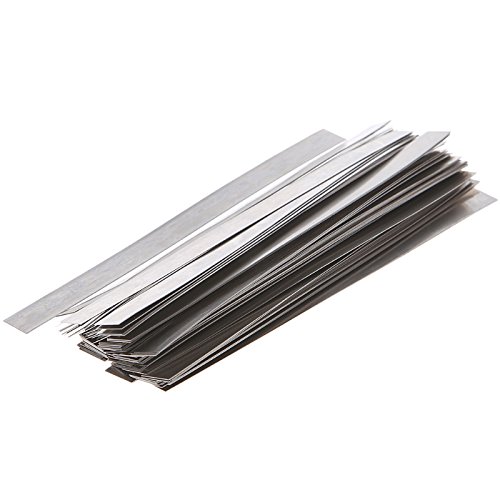 0.15mm x 8mm x 100mm Pure nickel strip sheets 99.6% for 18650 Battery Spot Welding nickel strip 100pcs/bag