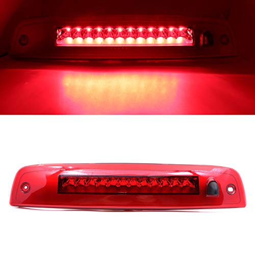 3rd Third Brake Light High Mount Stop Light Lamp Replacement for 2002-2010 Ford Explorer 2008-2011 Mercury Mariner, Ford Escape, Mercury Mountaineer(Red)