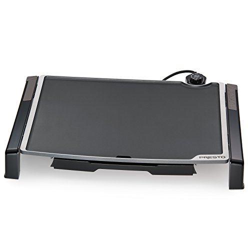 Presto 07073 Electric Tilt-N-fold Griddle, 19', Black inch