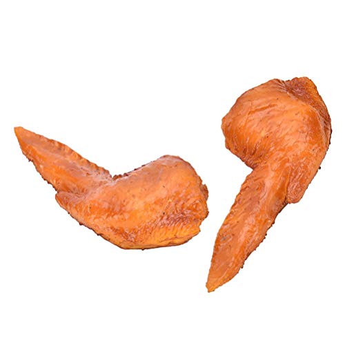 Realmdecor 1pc Artificial Chicken Wings Simulation Fake Food Models Toy - Fake Nasco Simulation Nutrition Food Diabetes Model Dietitians Kids Education Prop Modeles