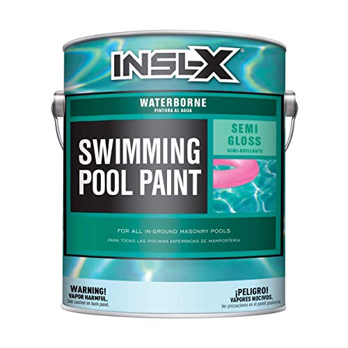 INSL-X WR102309A-01 Waterborne, Semi-Gloss Pool Paint, 1 Gallon, Ocean Blue