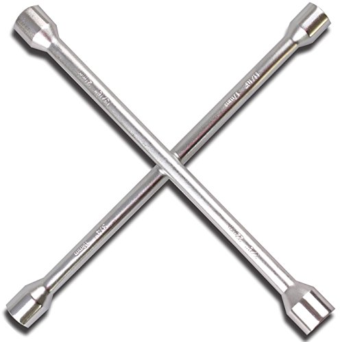 Cartman 14' Heavy Duty Universal Lug Wrench, 4 Way Cross Wrench