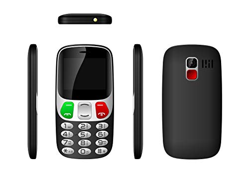 Unlocked Cell Phones for Elderly, Unlocked Senior Cell Phone, Easy to Use SOS Basic Phone with Big Buttons and High Volume