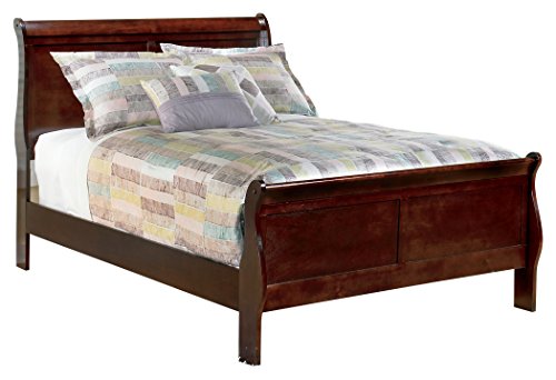 Ashley Furniture Signature Design - Alisdair Traditional Sleigh Bedset - Full Size Bed - Dark Brown