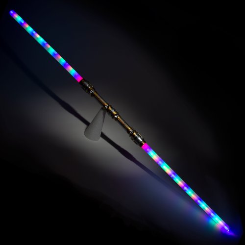 Flashing Panda Double-Sided Multicolor Flashing LED Lightsaber Sword (Fragile, not for Rough Play)