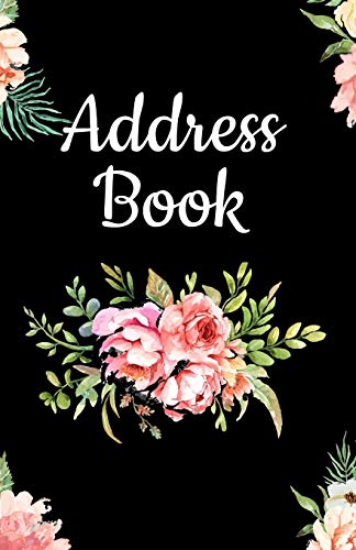 Address Book: Pretty Floral Design, Tabbed in Alphabetical Order, Perfect for Keeping Track of Addresses, Email, Mobile, Work & Home Phone Numbers, Social Media & Birthdays (Vintage Collection)
