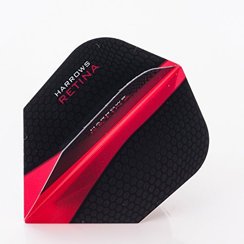 PerfectDarts 5 x SETS HARROWS RETINA RED DART FLIGHTS STANDARD