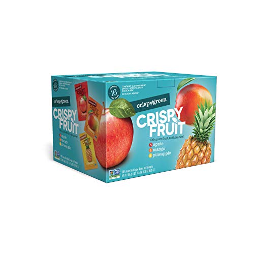 Crispy Green Freeze-Dried Fruit, Single-Serve, Tropical Variety Pack, 0.35 Ounce (16 Count)