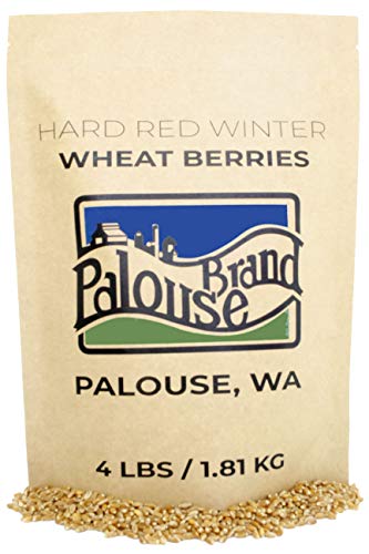 Hard Red Winter Wheat Berries • Non-GMO Project Verified • 4 LBS • 100% Non-Irradiated • Certified Kosher Parve • USA Grown • Field Traced • Resealable Kraft Bag