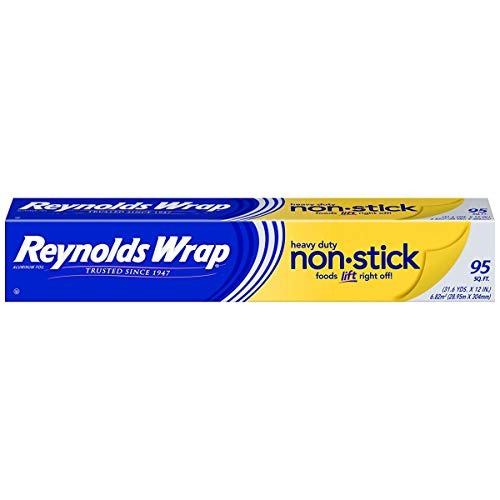 Reynolds Wrap Non-Stick Heavy Duty Aluminum Foil, 95 Square Feet