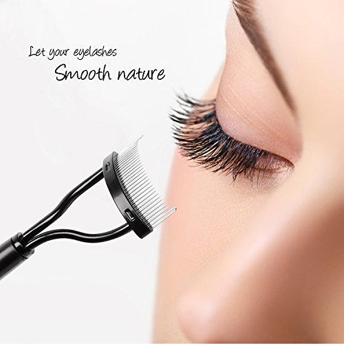 Docolor Eyelash Comb Curlers Makeup Mascara Applicator Eyebrow Grooming Brush Tool
