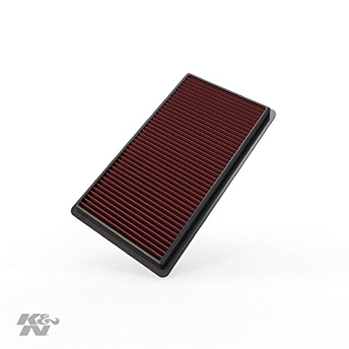 K&N Engine Air Filter: High Performance, Premium, Washable, Replacement Filter: 2007-2019 Ford/Lincoln SUV and Compact V6/L4 (Explorer, Flex, Taurus, Edge, MKT, MKS), 33-2395