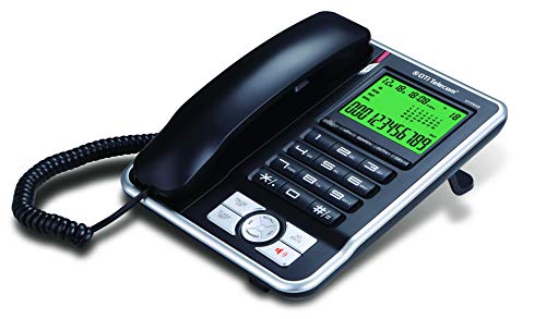 DTI DTP035 Big-Button Corded Phone with Caller ID, Speakerphone, Hands-Free Dialing and Speaking Function, 16 Outgoing Call Memories, LCD Display and 20 Ringer Tone Selection