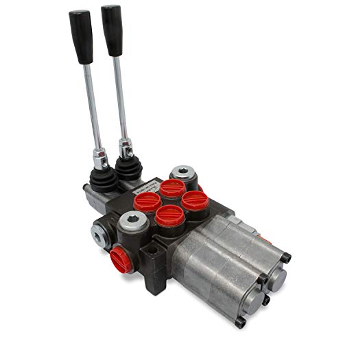 Monoblock Hydraulic Directional Control Valve, 2 Spool w/Dual Float Detent, 11 GPM