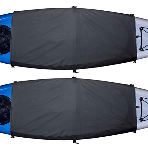 Explore Land Universal Kayak Cockpit Drape Waterproof Seal Cockpit Cover for Indoor and Outdoor (2 Pack Large,60 x 29 inches)