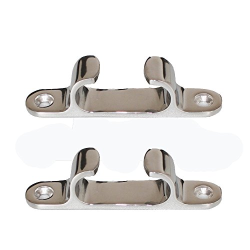X-Haibei 2 Marine Straight Bow Chock Cleat Line Chock Stainless Steel for Boat 5 inch Length