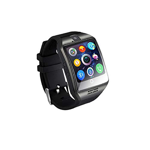 Stepfly Bluetooth Smart Watch with Camera Sim Card Message Notifications of Whatsapp Facebook Twitter Two Battery Smartwatch for IOS and Android Mobile Phone