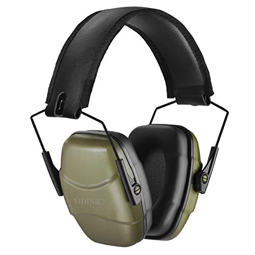 GUCHO 34 dB NRR Noise Reduction Safety Shooting Ear Muffs,Shooters Hearing Protection Adjustable Ear Muffs,Professional Ear Defenders for Shooting Hunting Fits Adults to Kids