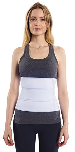 NYOrtho Abdominal Binder Lower Waist Support Belt - Compression Wrap for Men and Women (30' - 45') 3 PANEL - 9'