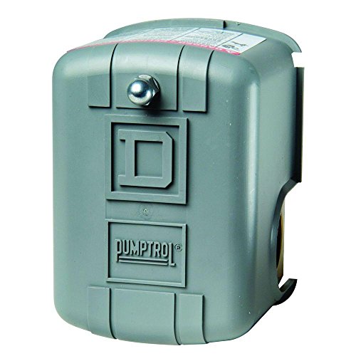 Square D by Schneider Electric FSG2J24CP 40-60 PSI Pumptrol Water Pressure Switch, Grey Cover
