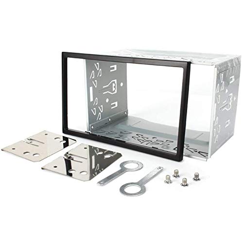 PUMPKIN Universal Double Din Mounting Metal Installation Kit Fitting Cage for 2 DIN in Dash Car Stereo Radio