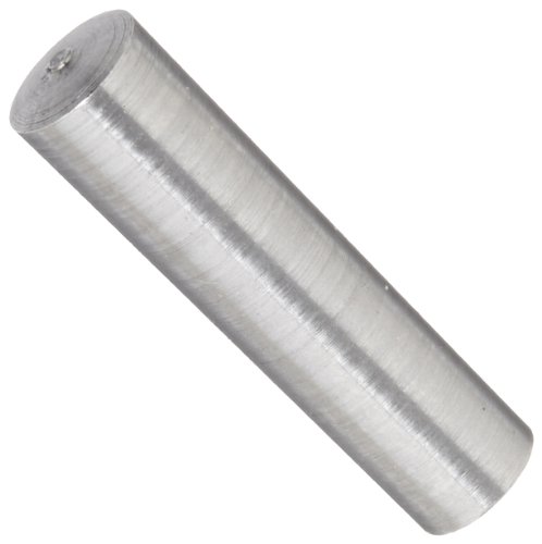 Steel Taper Pin, Plain Finish, Meets ASME B18.8.2, Standard Tolerance, #2 Pin Size, 0.193' Large End Diameter, 0.177' Small End Diameter, 3/4' Length (Pack of 50)