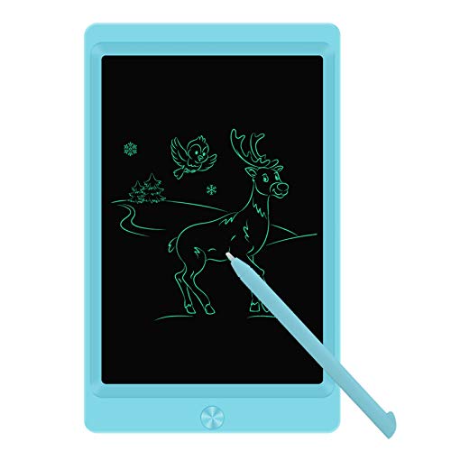 LCD Writing Tablet Drawing Board, 8.5 Inch Electronic Drawing Tablet Kids Doodle Board Writing Pad for Kids and Adults at Home, School and Office with Lock Erase Button(Blue)