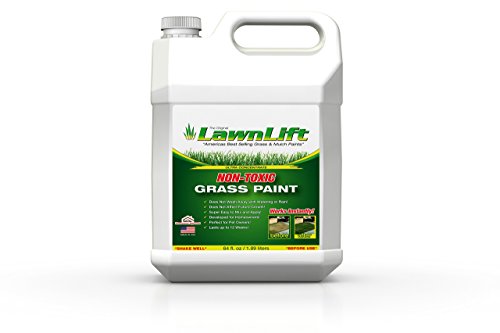 Lawnlift Grass and Mulch Paints Ultra Concentrated Grass Paint, 64 oz, Green